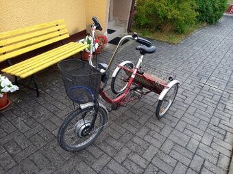 Tříkolka pro dospělé, elektro i manuál