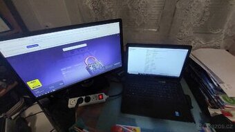 NOTEBOOK 15,6" DELL E5550 s monitorem Dell 24"