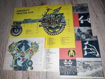 Traktor RS 09 nářaďový, splašená traverza, Merkur - 1