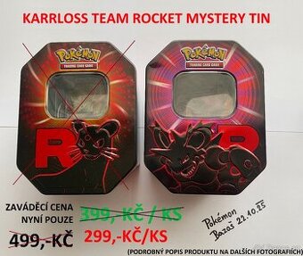 TEAM ROCKET MYSTERY TIN 2025 (VYTVOŘENÝ NEOFICIÁLNÍ PRODUKT)