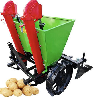 Dvouřadkový sazeč za traktor