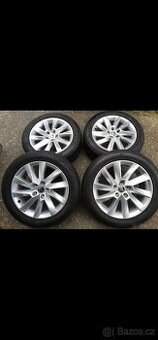 Prodám alu kola originál Škoda Superb lll s 215/55 17 Dunlop