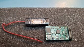 Zvukový dekoder pro elektrickou modelovou lokomotivu H0