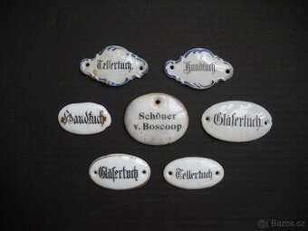 Porcelánové štítky