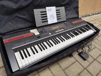 CASIO WK 110- 6,5 oktáv.,jako nové klávesy+taška+pedál+čs.ná