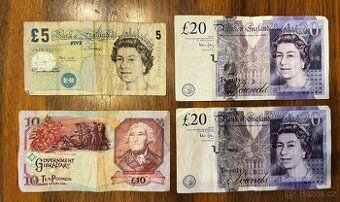 Prodám papírové libry pro sběratele