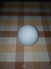 Koule bílá na světlo malá RETRO - 1