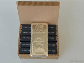 Germania Mint stříbrný slitek 1kg 1000g 999 Ag stříbro inves