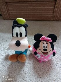 Plyšová Minnie a Goofy