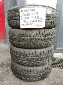5x100 R14 - Plechové disky Fabie I. se zimní pneu