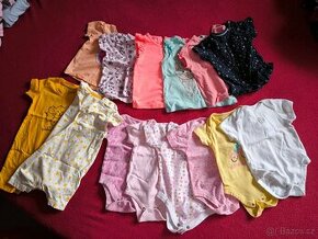 Oblečení pro miminko holčičku, velikost 74, 90ks - 1