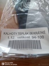 Vojenská sportovní tepláková souprava