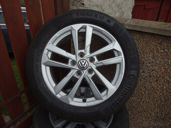 Karoq, Superb, Passat B8 - zánovní letní alu kola 17" 5x112