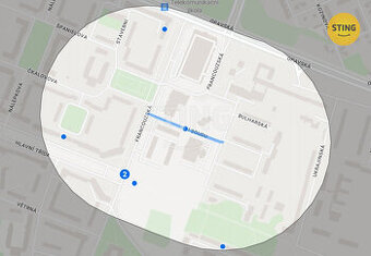 Pronájem bytu 3+kk s balkonem, 97 m2, ul. U soudu, O, 132316