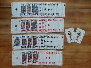 Zánovní karty na žolíky joker 54 ks nejen pro děti - SLEVA