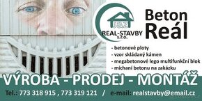 Betonový plot