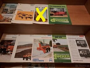 Prodám dobové prospekty Unimog a jiná technika