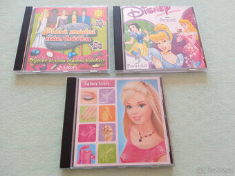 3x hra v krabičce (Disney, Barbie, Módní návrhářka)