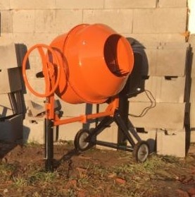Stavební míchačka Ma-tech 200L FB profi s litinovým ozubením - 1