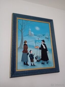 Iva Hüttnerova olej malir jedinečný