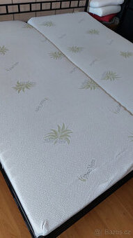 2ks Zdravotní Matrace Orthopedic 200x90x22cm, Aloe Vera
