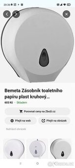 Zásobník na toaletní papír Jumbo Bemeta
