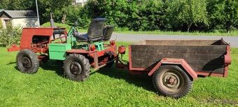 Traktor domácí výroby 4x4