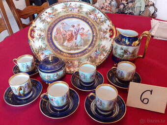 Souprava vídeňského porcelánu