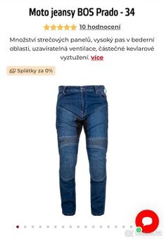 Moto jeansy BOS Prado - 34