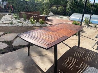 Zahradní stůl rozkládací Mountfield Teak 230x100cm