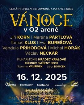 VÁNOCE V O2 ARENĚ, VIP KLUBOVÉ PATRO, 16.12.2025