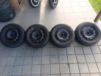 Zimní pneu+disky Škoda 185/60 R15 5x100