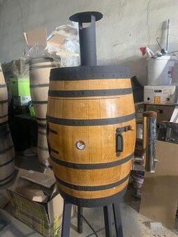 Sudová udírna - vytápění dymobox