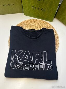 Karl Lagerfeld mikina s nápisem, vel L,