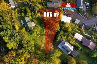 Prodej pozemku, 806 m², Krupka