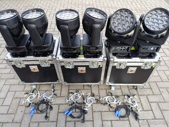 6 ks Head Led WASH 19x15 Wat+ case