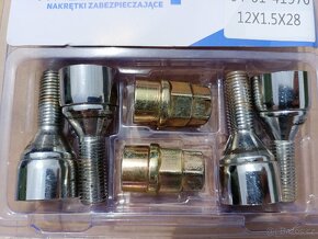 Pojistné šrouby na hliníková kola 12x1,5x28