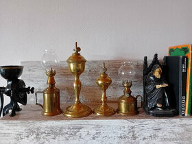 Prodám - staré petrolejové lampy zn. PIGEON, GORDON