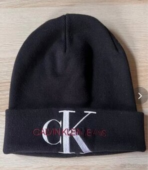 Unisex černá čepice Calvin Klein