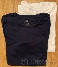 Trička HM Basic (Modre, Bile) vel.146/152