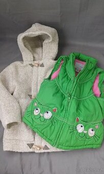 SET bunda + vesta vel. 110 (4-5let)