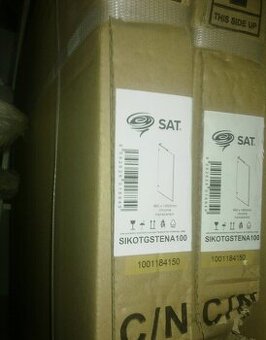 Sprchová zástěna 100x200 x 8mm sklo - nová