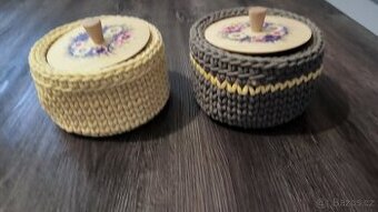 Prodám háčkovaný košík