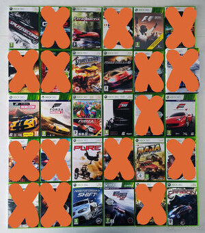Závodní hry na Xbox 360 Praha