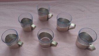 Hrníčky sklo+plech