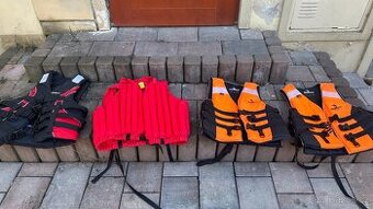 Set 4 ks plovacích vest (Redface, Mitan) – různé velikosti