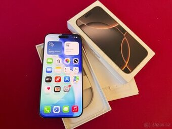 📱 Apple iPhone 16 Pro Max 512GB pouštní titan jako nový