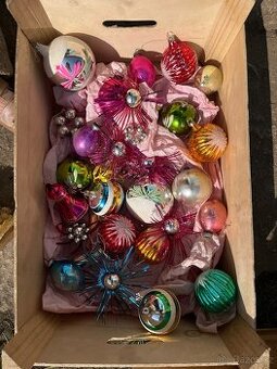 Retro ozdoby skleněně