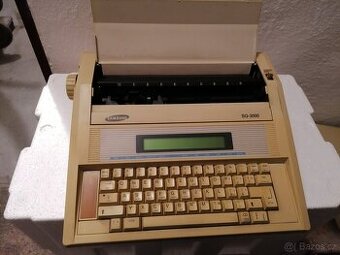 jehličkový psací stroj SAMSUNG SQ-3000 retro rarita