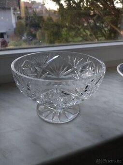Broušená křišťálová mísa – Bohemia Crystal
